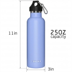 TOPOKO 740 mL elik Termos(Mavi)