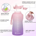 Fimibuke 3785 mL Silikon Termos(Pembe/Mor)