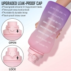 Fimibuke 3785 mL Silikon Termos(Pembe/Mor)