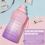 Fimibuke 3785 mL Silikon Termos(Pembe/Mor)