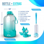 AQUAFIT 1890 mL Silikon Termos(Mavi)