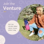 Venture Pal 946ml elik Termos(Lacivert)