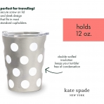 Kate Spade New York 355 mL elik Termos(Beyaz)