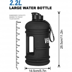 VENNERLI 2188ml Plastik Termos(Siyah)