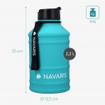 Navaris 2218ml elik Termos(Mavi)