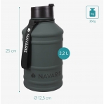 Navaris 2218ml elik Termos(Yeil)