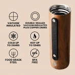 Elemental 590 mL �elik Termos(Kahverengi)