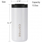 Wulisan 400ml elik Termos(Beyaz)