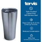 Tervis 591ml elik Termos(Koyu Gri)