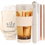 TEABOCO 710 mL elik Termos(Beyaz)