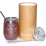 VINOVITA 354ml elik Termos(Bordo)