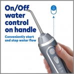 Waterpik Cordless Advanced WP-567 arjl Az Duu (Gri)
