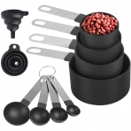 newegger 8'li Paslanmaz �elik �l�� Ka����(Siyah)