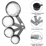 newegger 8'li Paslanmaz �elik �l�� Ka����(Siyah)