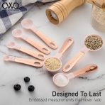 COOK WITH COLOR  12'li Paslanmaz �elik �l�� Ka����(Pembe)