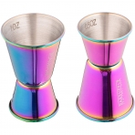BARSUPPLY 4 Par�a Paslanmaz �elik Shaker Seti (Rainbow)