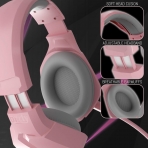 Orzly Nintendo Switch OLED in Oyuncu Kulaklk-Pink