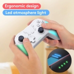 Uberwith Nintendo Switch in Oyun Konsolu (Beyaz)