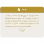 Fossil RFID Korumal Erkek Deri Pasaportluk (Kahverengi)