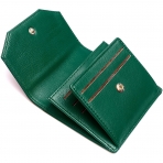 Badiya RFID Korumal� Kad�n Deri C�zdan (Ye�il)