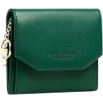 Badiya RFID Korumal� Kad�n Deri C�zdan (Ye�il)