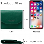 Badiya RFID Korumal� Kad�n Deri C�zdan (Ye�il)