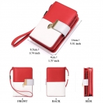 BAIGIO RFID Korumal� Kad�n Deri C�zdan (Pembe)