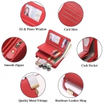 BAIGIO RFID Korumal� Kad�n Deri C�zdan (Pembe)