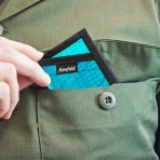 Flowfold RFID Korumal Erkek Karbonfiber Kartlk (Mavi)