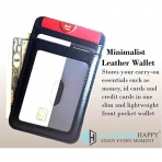 AccessoryHappy RFID Korumal Kadn Deri Kartlk (Siyah)