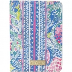 Lilly Pulitzer RFID Korumal Kadn Deri Czdan (Mavi)