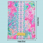 Lilly Pulitzer RFID Korumal Kadn Deri Czdan (Pembe)