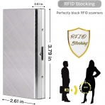 MaxGear RFID Korumal Kadn Deri Kartlk (Beyaz)