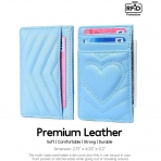 AUNER LEATHER RFID Korumal Erkek Deri Kartlk (Mavi)