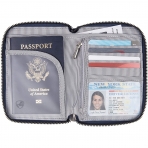 Travelon RFID Korumal Kadn Nylon Pasaportluk (Renkli)