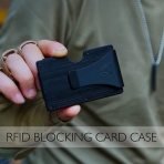 DONWORD RFID Korumal Erkek Alminyum Kartlk (Siyah)