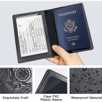 Cokokert  RFID Korumal Erkek Deri Pasaportluk (Siyah)