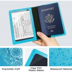 Cokokert  RFID Korumal Erkek Deri Pasaportluk (Mavi)