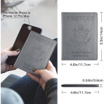 Cokokert  RFID Korumal Erkek Deri Pasaportluk (Gri)