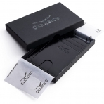 Claasico RFID Korumal Erkek Deri Kartlk (Siyah)