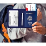 JanCalm RFID Korumal Erkek Deri Pasaportluk (Mor)