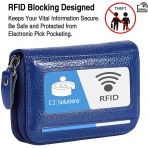 MaxGear RFID Korumal Erkek Deri Czdan (Mavi)