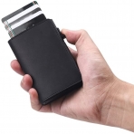 Omni XYZ RFID Korumal Erkek Carbonfiber Czdan (Siyah)