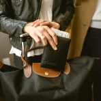 Inspiring Adventures RFID Korumal� Erkek Deri C�zdan (Siyah)