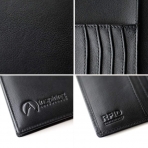 Inspiring Adventures RFID Korumal� Erkek Deri C�zdan (Siyah)