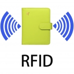 Rabbitale RFID Korumal Erkek Deri Pasaportluk (Yeil)