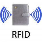 Rabbitale RFID Korumal Erkek Deri Pasaportluk (Gri)