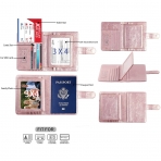 Rabbitale RFID Korumal Erkek Deri Pasaportluk (Rose Gold)