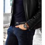 Stuhrling Original Automatic Skeleton Saat (Siyah/2)