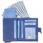 BOULETTA RFID Korumal Erkek Deri Czdan (Mavi)
